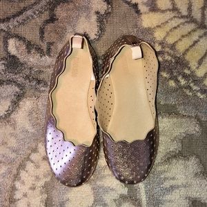 Girls Size 11 Gymboree Gold Dress Shoes